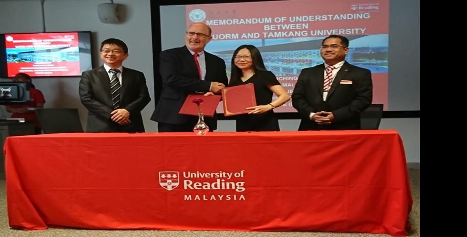 簽訂馬來西亞雷丁大學與淡江大學合作備忘錄
