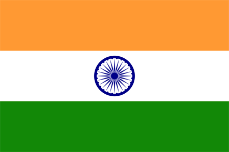 印度 India的國旗圖片