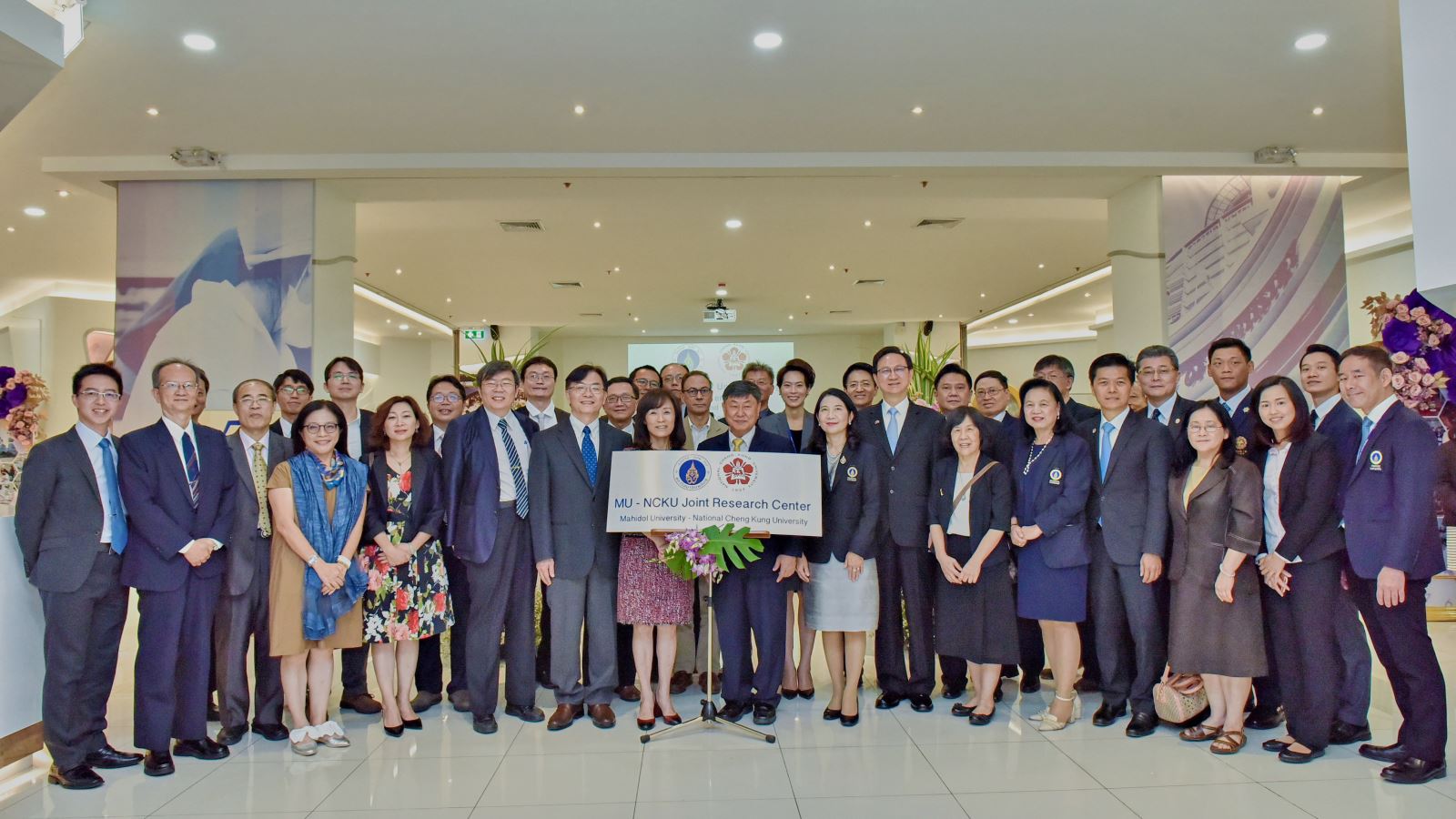 The opening ceremony of the MU-NCKU Joint Research Center in 2018