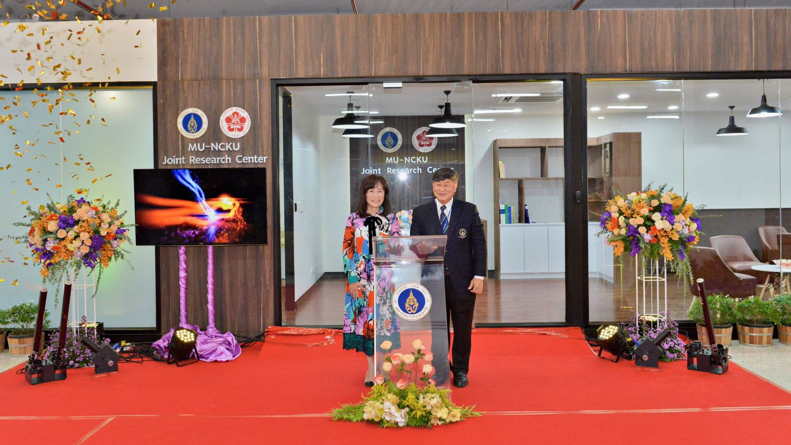 The launch ceremony of MU-NCKU Joint Research Center in 2019