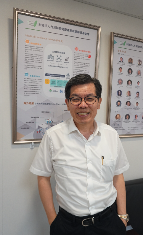 Picture 1: CEO Ming-Yen Wu in the office of MET (Photo credit: Pei-Lin Lin)