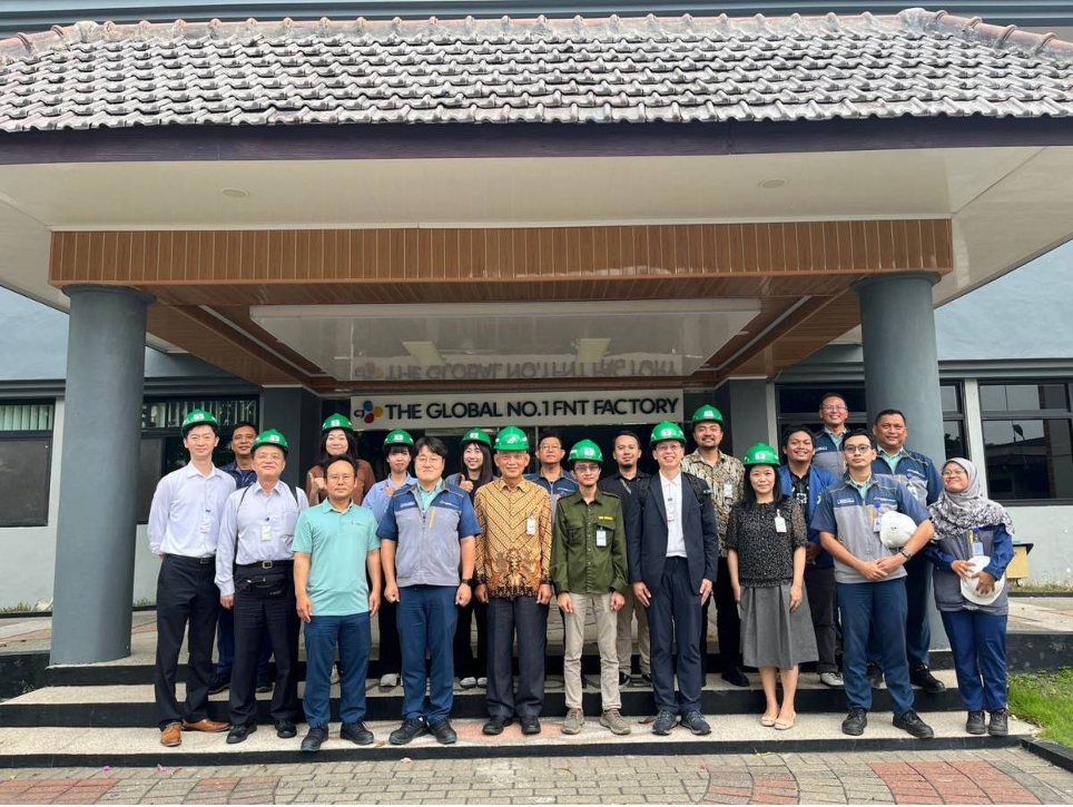 臺科大與印尼姊妹校夥伴參訪 Chiel Jedang Indonesia 肥料工廠