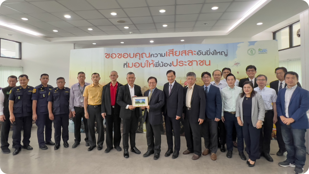 Pic 1: National Cheng Kung University (NCKU) delegation visited the Bangkok Disaster Prevention and Mitigation of Bangkok Metropolitan.