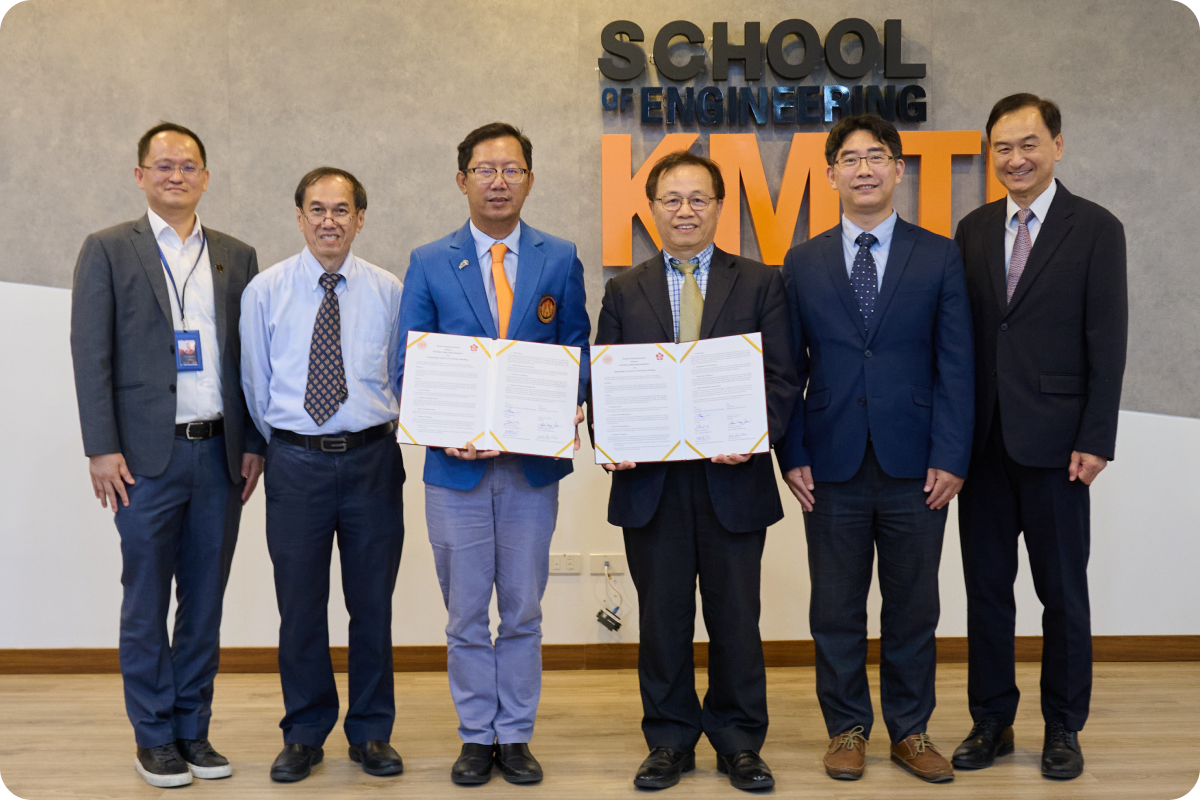 Pic 8: NCKU and KMITL signed a student exchange MOU for the Biomedical Engineering Department.