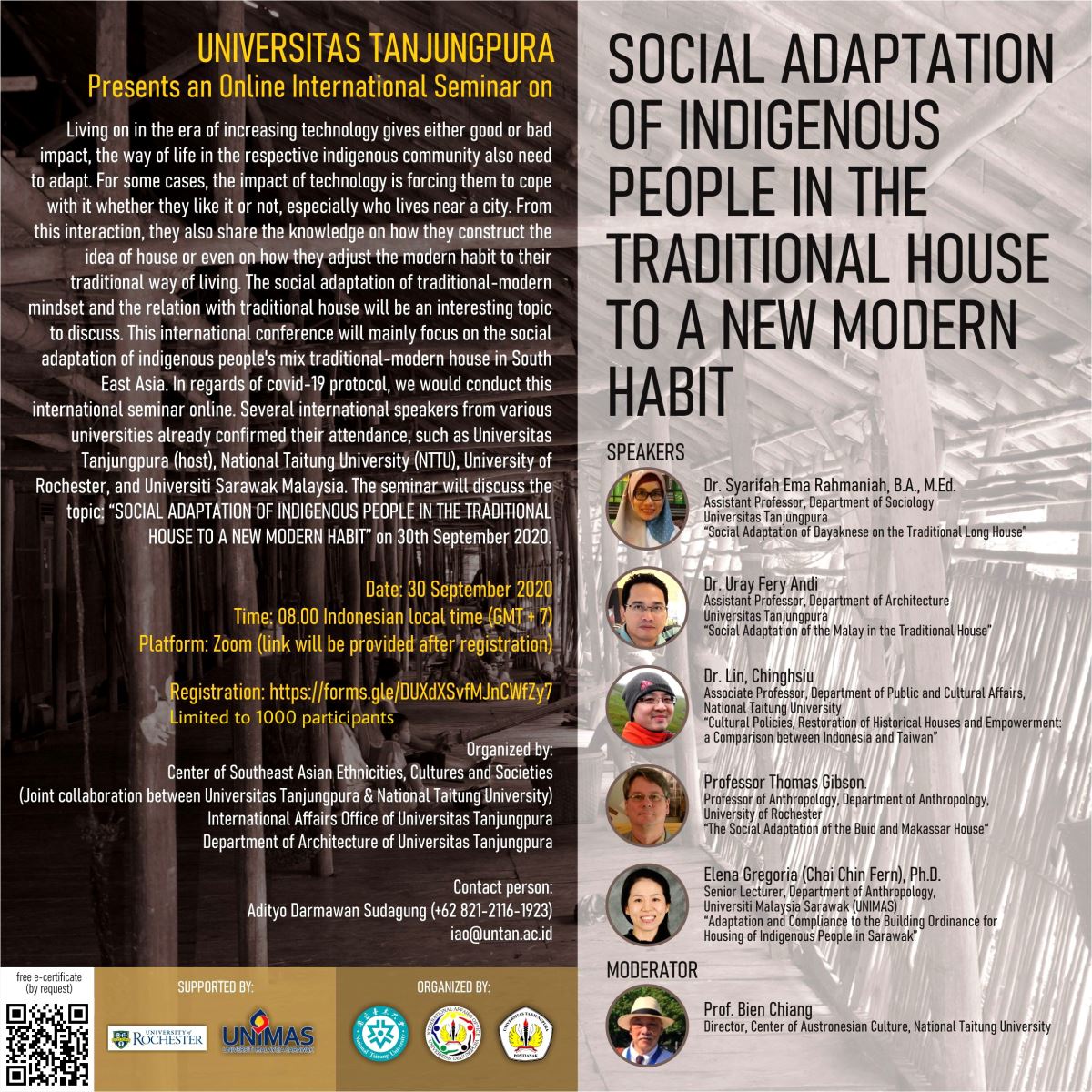 SOCIAL ADAPTATION OF INDIGENOUS PEOPLE IN THE TRADITIONAL HOUSE TO A NEW MODERN HABIT